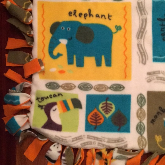 Hand Crafted Other - Handmade new fleece throw